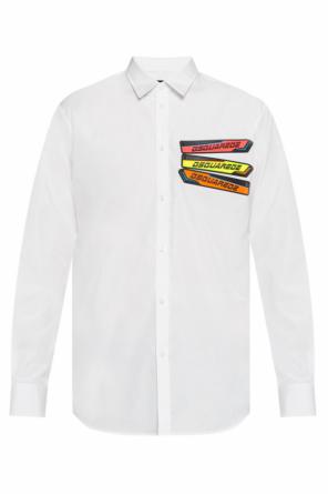 Koszula z aplikacjami z logo, zdjęcie 1 Koszula z aplikacjami z logo od Dsquared2